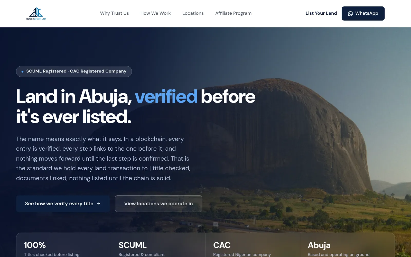 BlockchainLTD website